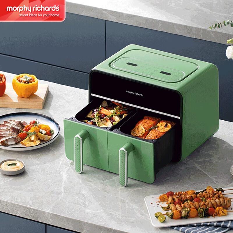 Morphy Richards 8L Dual Basket Air Fryer Oven CN plug (adapter included)