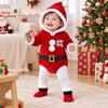 Hooded Design Infant Rompers Set with Socks Set Hooded Rompers Costume  Christmas Party