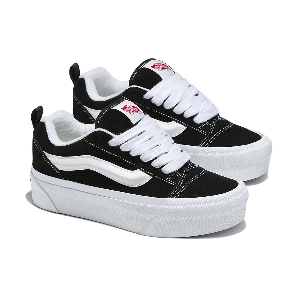 Vans Knu Stack Black White Unisex Sneakers True-White VN000CP66BT