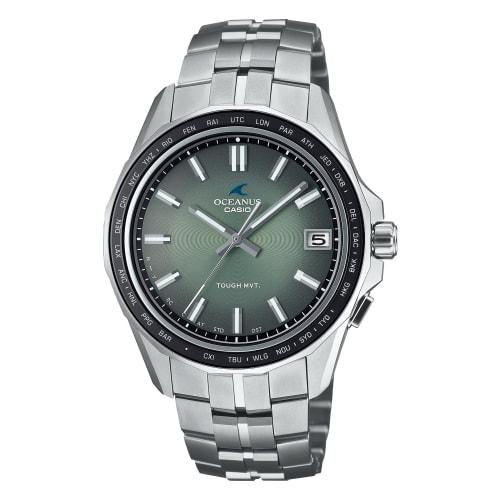 

Годинник Casio Oceanus, Зроблено в Японії, Колекція Manta Retro Tone, Bluetooth, Радіокерований сонячний, Сапфірове скло, OCW-S400RA-3AJF, Чоловічий, Срібний
