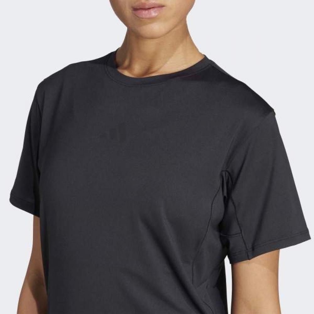 Adidas Women S Climalite Functional Tee Short Sleeve Go To Black