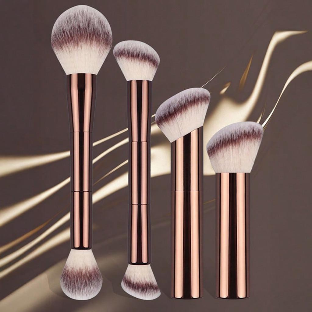 New Double-Ended 7-Piece Makeup Brush Set Professional Makeup Tools Loose Powder Brush Blush Brush Complete Makeup Brush Set
