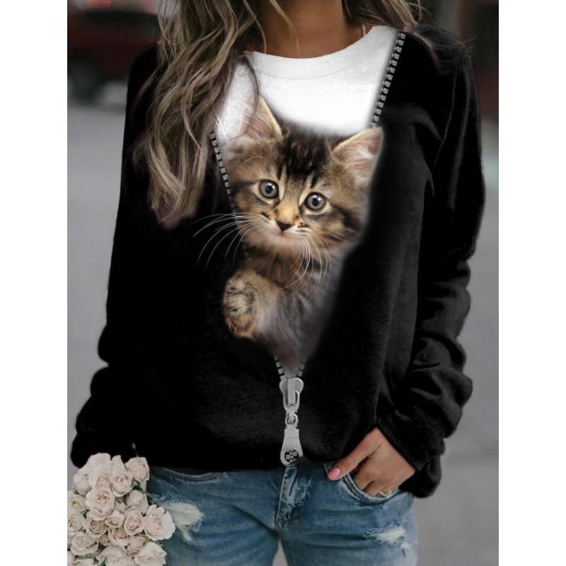JPNTKY Women s Fashion Casual  Long Sleeve O-Neck Blouses & Shirts S