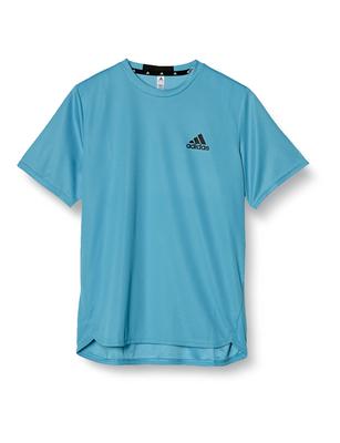 T-shirt Adidas à manches courtes Taille 2XO Homme, D2M, Occasion Bleu/Noir (IC7270),