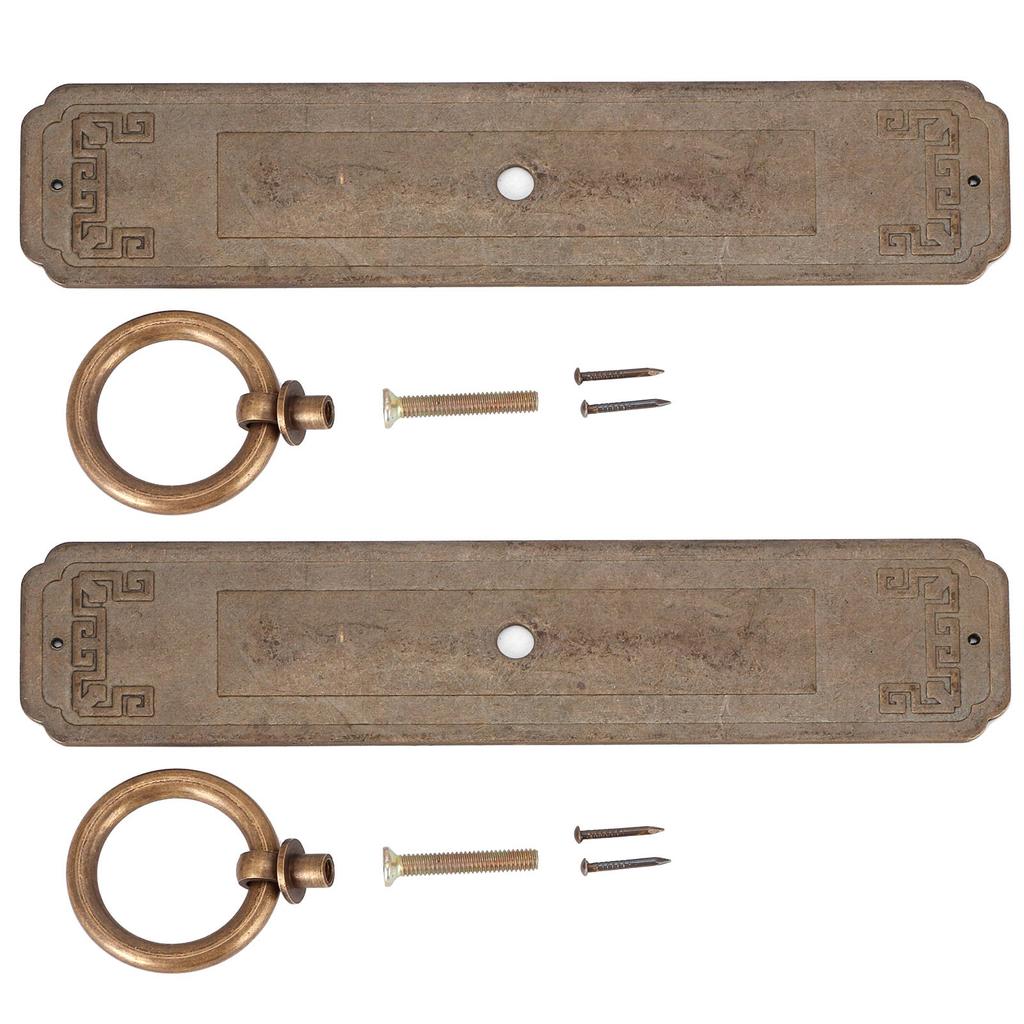 2 Zestawy Uchwytów w Chińskim Stylu Jednootworowe Gałki do Drzwi do Szafek Kuchennych Okucia Meblowe