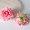 Artificial Rose Flower Head Soft 1.5" Real Touch Small Fake Flower Head for DIY Crafts Wedding Centerpieces Bridal Shower Party Home