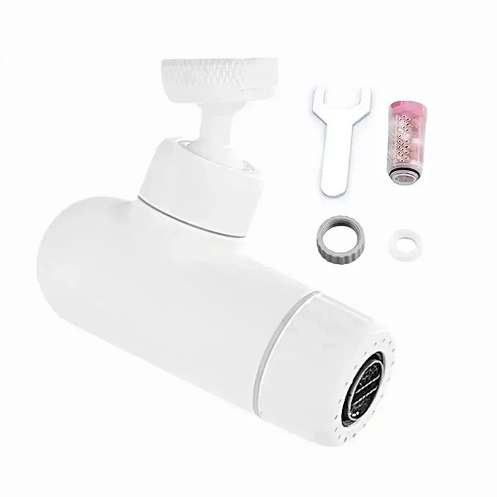 Easy Installation Faucet Extender Convenient For Kitchen Reduces Harmful Impurities Easy Install Faucet Extender Adjustable Flow белый