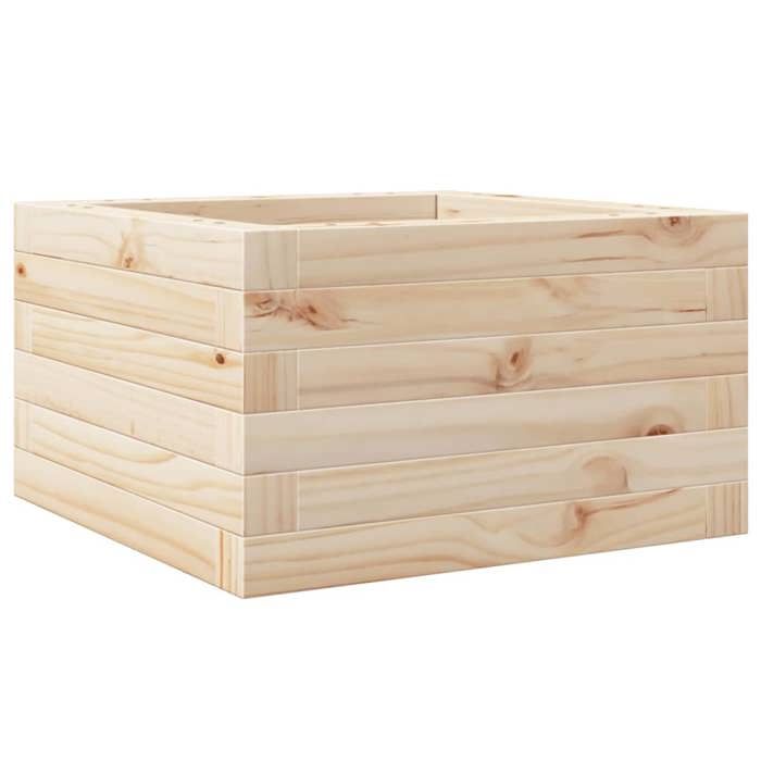 VidaXL Planter 40x40x23 Cm Solid Pine Wood, Outdoor Planter, Flower Box, Plant Box, Planter 847178