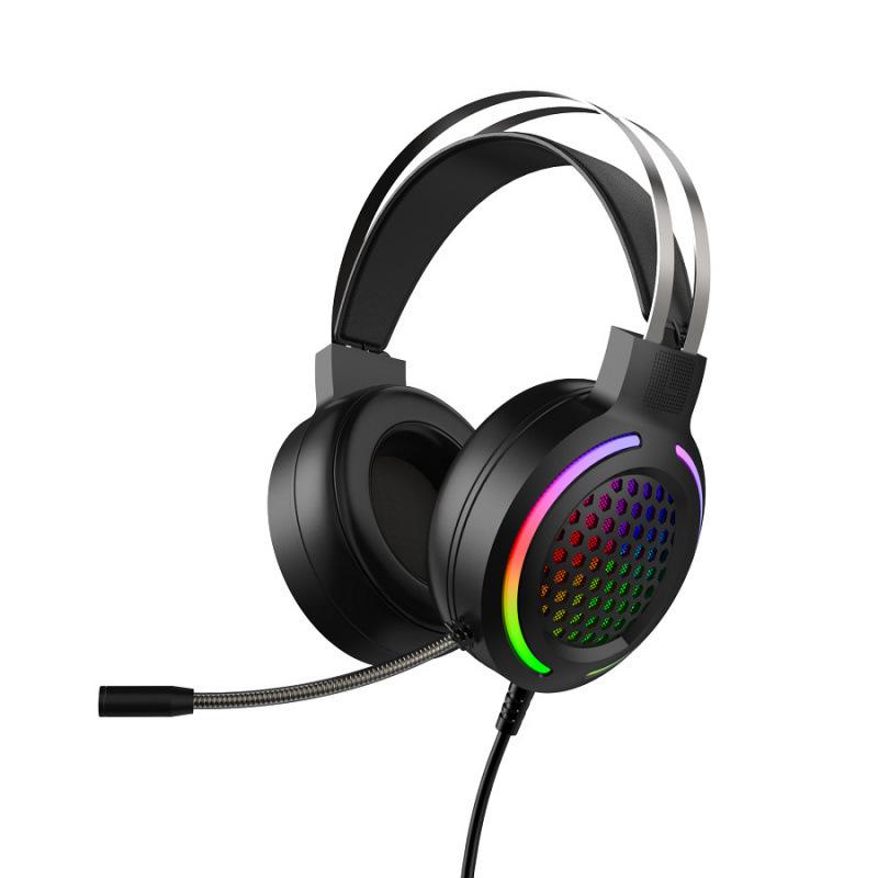 G12 RGB Wired Gaming Earphones - USB 7.1 Surround Sound, Heavy Bass, Over-Ear Design for Ultimate Gaming Experience