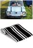 MORYTRADE Bonnet Sticker Stripe Body Seal Car Auto Racing 8x180cm