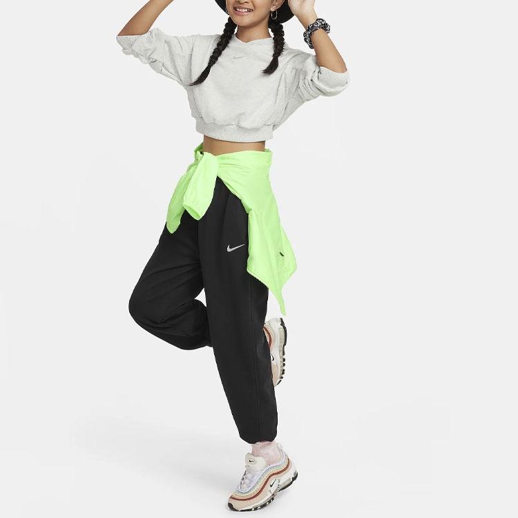 Nike Knitted Sweatpants Sportswear Black Kids' FN8649-010