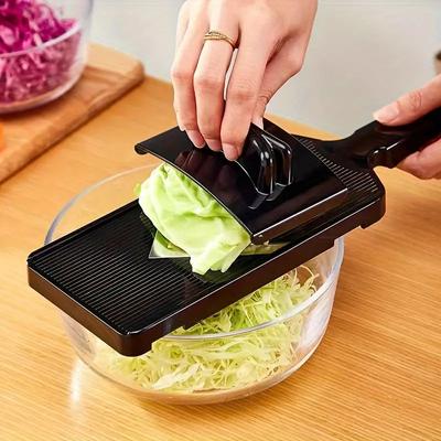 Edelstahl Gemüseraspel Schneidewerkzeug Praktischer Schneider Multifunktionale Karottenreibe Kartoffelwürfelschneider Kohlhobel Gadget