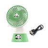 Portable Desk Fan Single Speed USB Rechargeable Mini Table Fan 90 Degree Rotation Quiet Cooling Fan for Home Office Bedroom Dorm