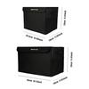 Large Capacity Car Trunk Storage Box Leather Organizer Auto Interior Stowing Tidying Accessorie For Mercedes Benz AMG Badge Logo