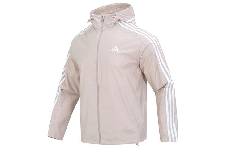 Adidas Jackets Men s Khaki Hooded Moderate Other Khaki|XXXL