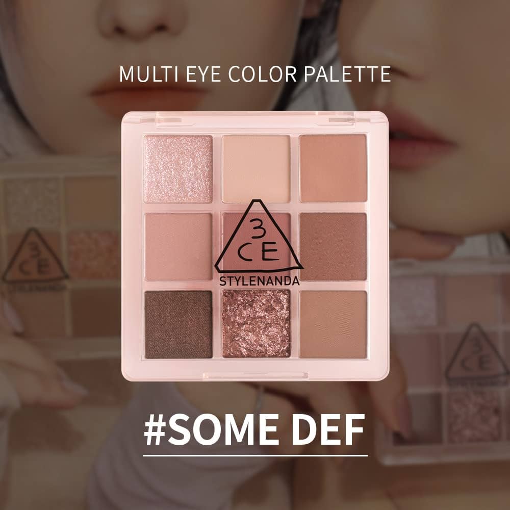 

3CE MULTI EYE COLOR PALETTE, Макияж, Стойкая, Корейская косметика, KBeauty, пробник #SOME DEF