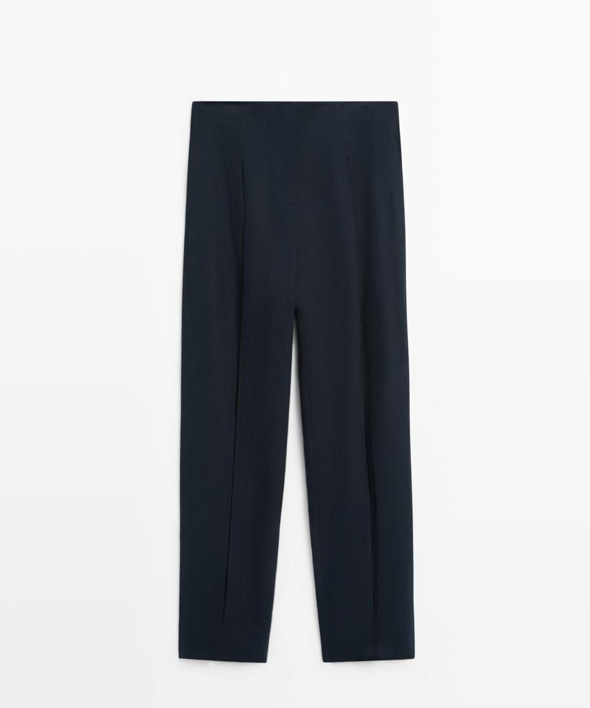 Masimodutti Linen Suit Pants