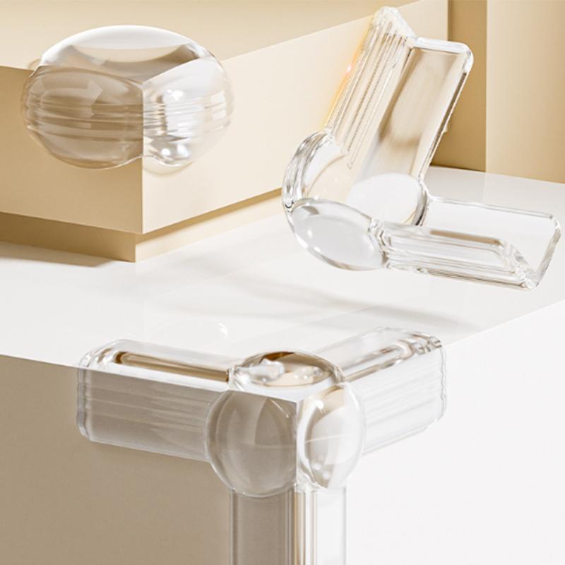 4 buc. Protecții de colț moi și durabile din cauciuc, sigure pentru colțurile mesei, protecție de margine pentru siguranța copiilor