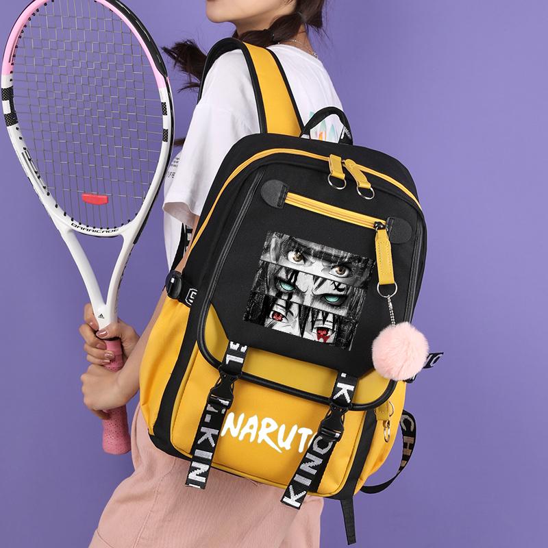 Anime Backpack Nezuko Kawaii Cartoon School Bag for Bag Manga To Travel Daily Girl Bookbag Adult Large Capacity Backpack