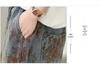 Women's High Waist Wide Leg Retro Jacquard Jeans - Plus Size, Versatile Spring/Autumn