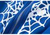 Cross-border Spider Web Heart Print Fleece-Lined Hooded Cardigan
