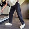 New Casual Pants Men's Summer Thin Trendy Brand Loose Solid Color Straight Wide-leg Pants Trend Versatile