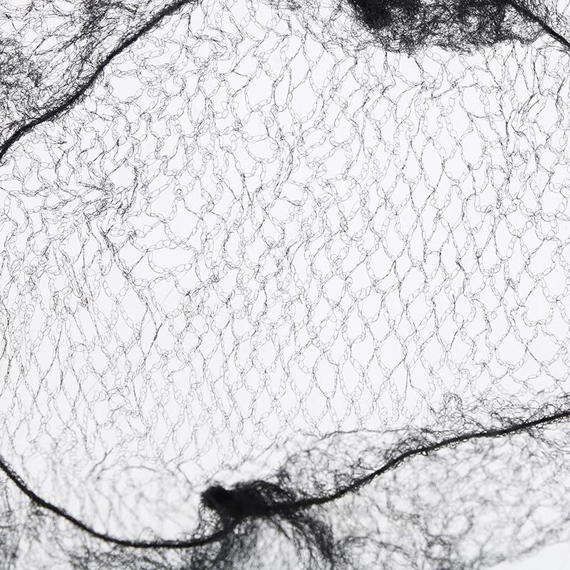 50/100 Adet Kadın Saç Ağları Görünmez Elastik Kenar Örgü Siyah Snood Peruk Kap