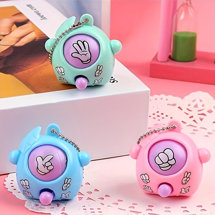 10/30/50Pcs Mini Rock-paper-scissors Keychain Pendant Toys for Birthday Party Favors Goodie Bag Wedding Baby Shower Gifts