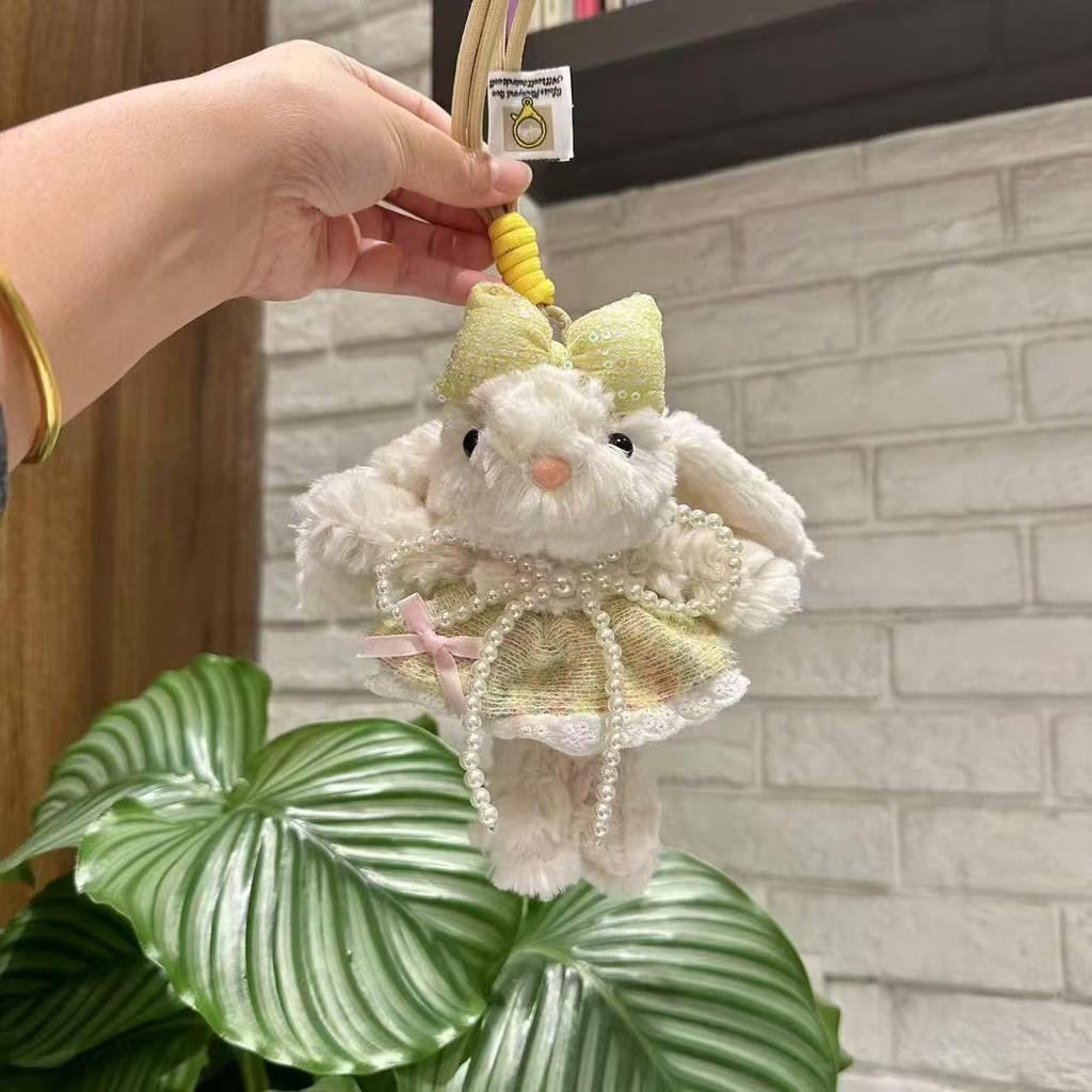 Bonnie Bunny Plush Keychain: Cute Girl Doll Bag Charm & Bestie Birthday Gift
