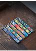 Enamel Ceramic Incense Holder: Antique Style Cloisonné Sandalwood Burner for Tea Ceremony and Home Decor.