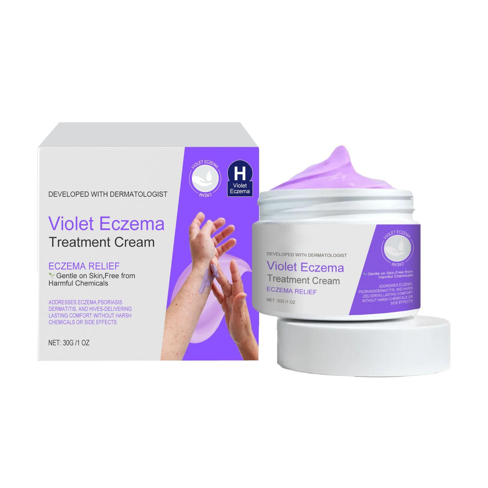 

Фиолетовый крем для восстановления кожи нежно увлажняет кожу тела и снимает сухость и покраснения кожи One Size