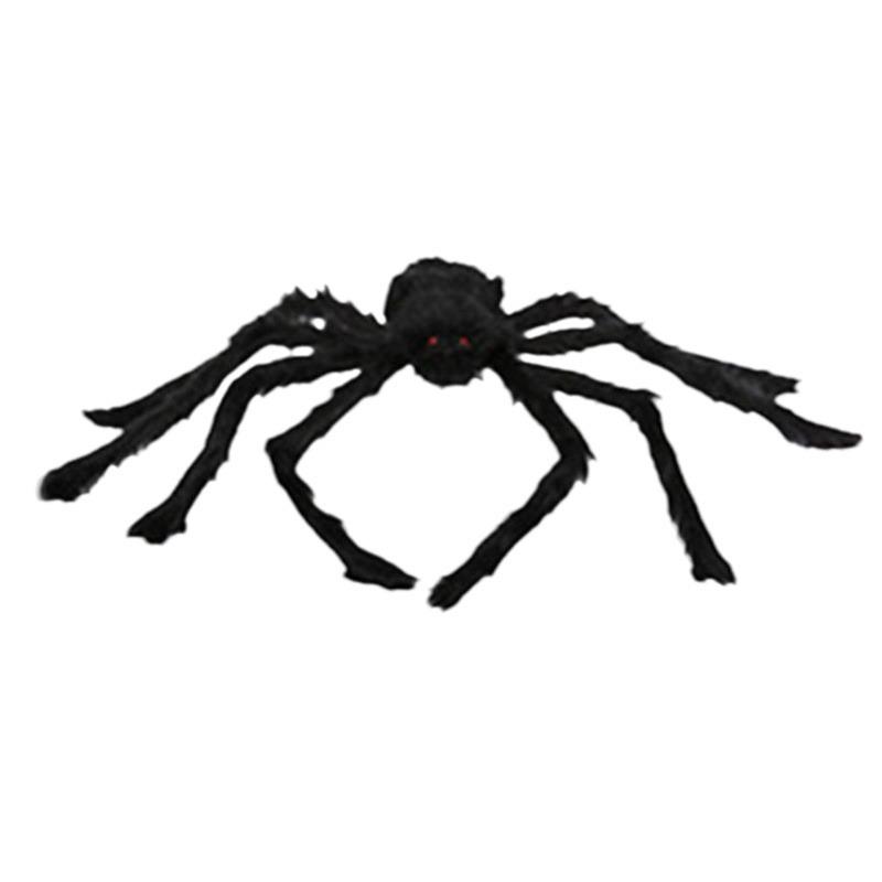 Large Plush Spider Props for Halloween Decorations - Haunted House & Courtyard Decor