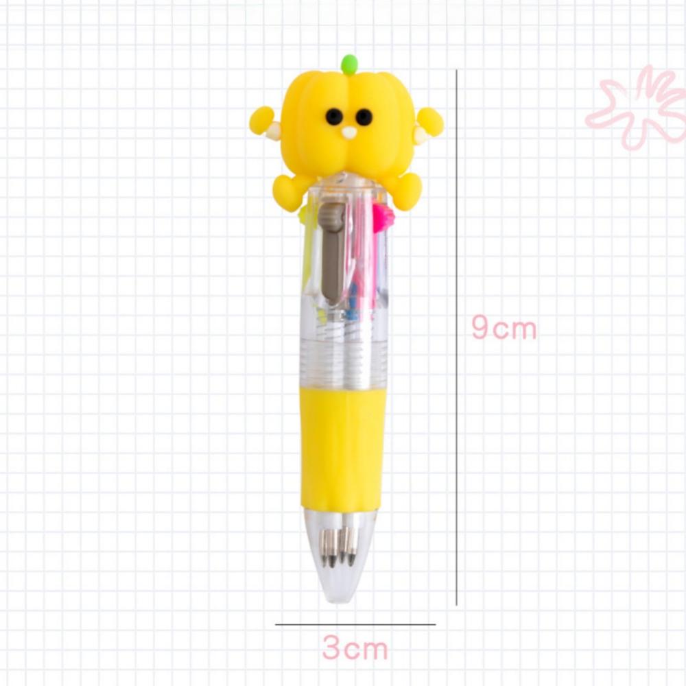 5-30 Pcs Cute Cartoon Four-color Pen for Kids Birthday Kindergarten Home-school Carnival Christmas Boys and Girls Gift Rewards