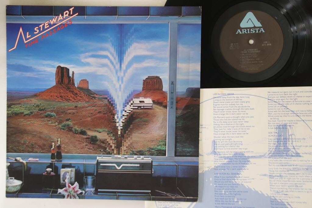 LP Record AL STEWART - Time PASSAGES AB4190 ARISTA 1978 US Rock Used