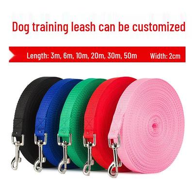 Corda de Polipropileno para Trela de Cão - Opções de 6m, 10m, 20m, 2cm de Largura, Ideal para Passeio e Rastreio