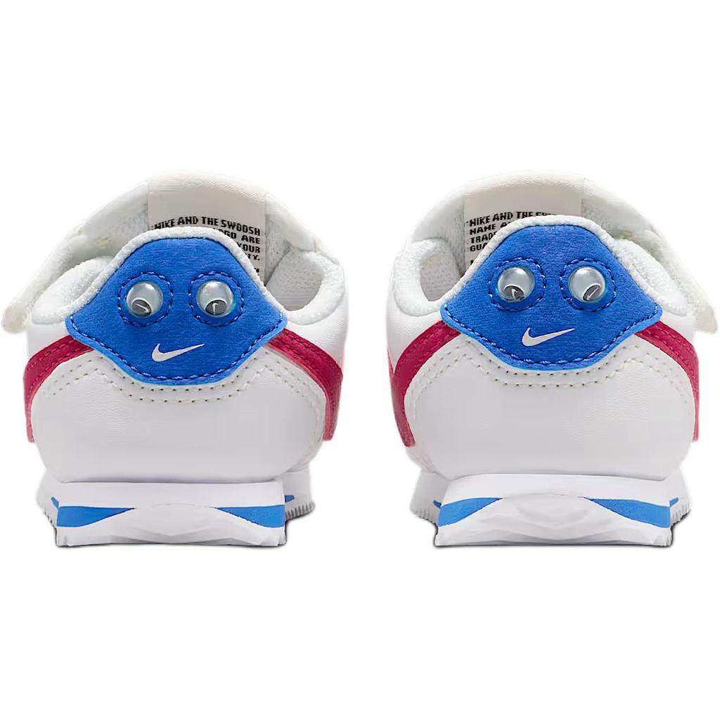 New Nike Cortez EasyOn Abrasion Resistant Low Top Toddler Shoes White Infant And Toddler IH7659-100