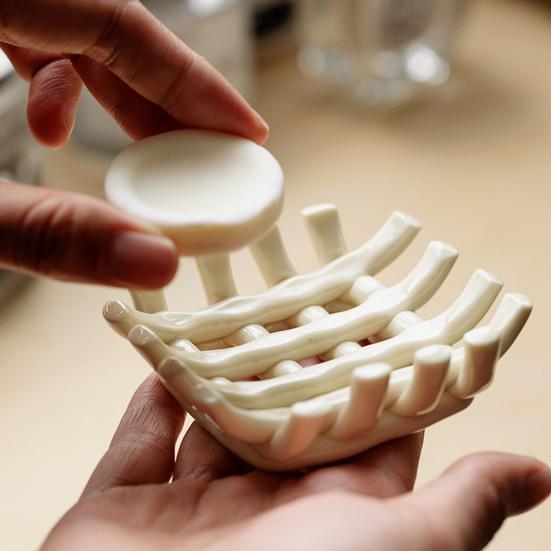 Bathroom Soap Dish Storage Organizer Self Drain Hollow Design Bathroom Soap Holder