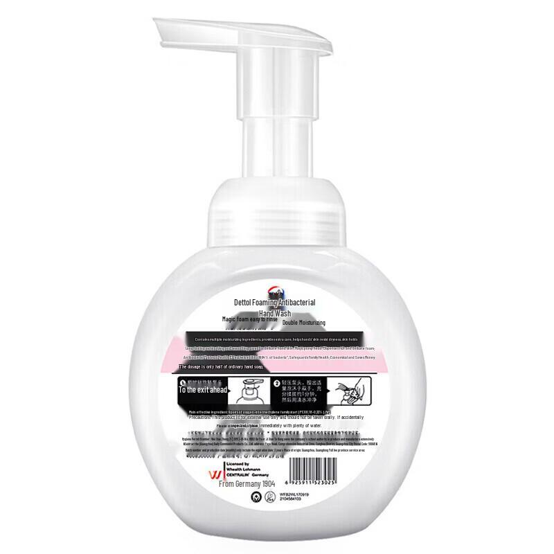 Walch Double Care Moisturizing Antibacterial Foam Hand Soap