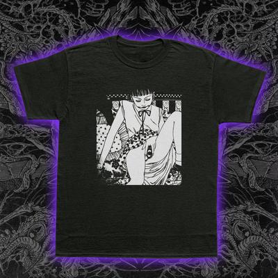 Suehiro Maruo Whispering Eye T-Shirt Ero-Guro Japanischer Horror Manga Kunst T-Shirt