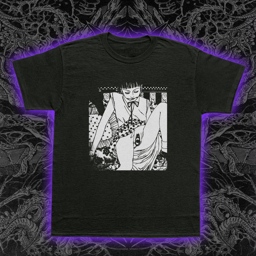 Suehiro Maruo Whispering Eye T-Shirt Ero-Guro Japanese Horror Manga Art Tee
