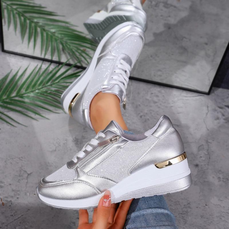 Plus-size Single Shoes Women's 2025 New Four-season Sneakers Korean Version of Trendy Women's Shoes