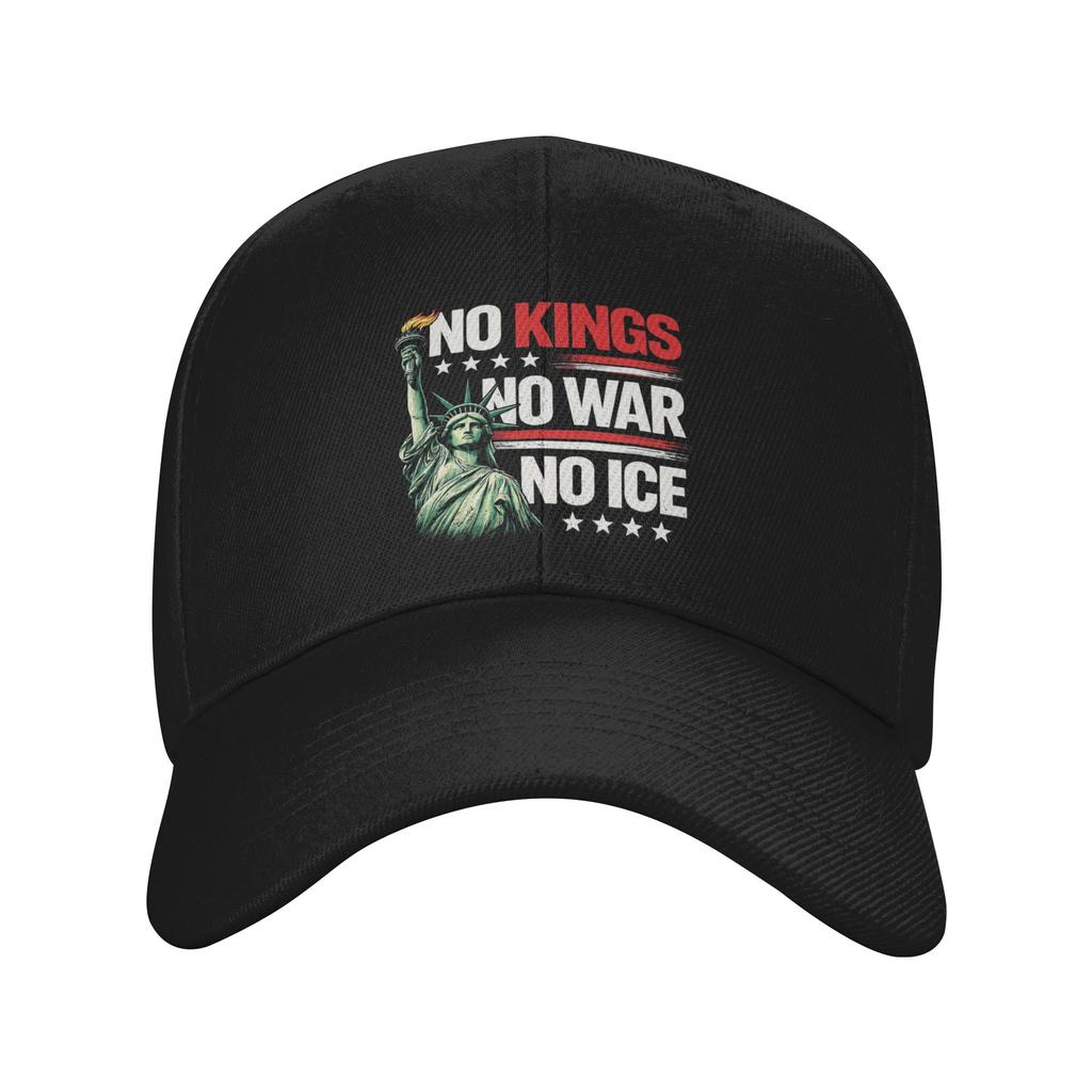 No Kings No Wars No Ice Caps Fashion Snapback Hat For Unisex Women Adjustable Casual Headwear