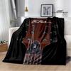 B.C.rich Guitar Logo Printed Blanket Flange Blanket Soft and Comfortable Blanket Warm Blanket Blankets for Beds Birthday Gift