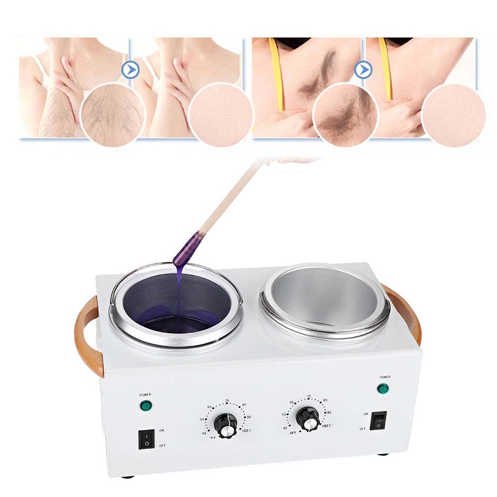 Buy Hot Paraffin Wax Warmer Salon Spa Dual Pot Depilatory Waxing Heater