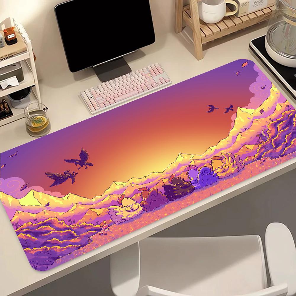 S-stardew Valley Pattern Game Mousepad Pad Rubber Mouse Mat Desk Gaming Non Slip Table Mat Gamer Cabinet Mousepad Keyboard Pad