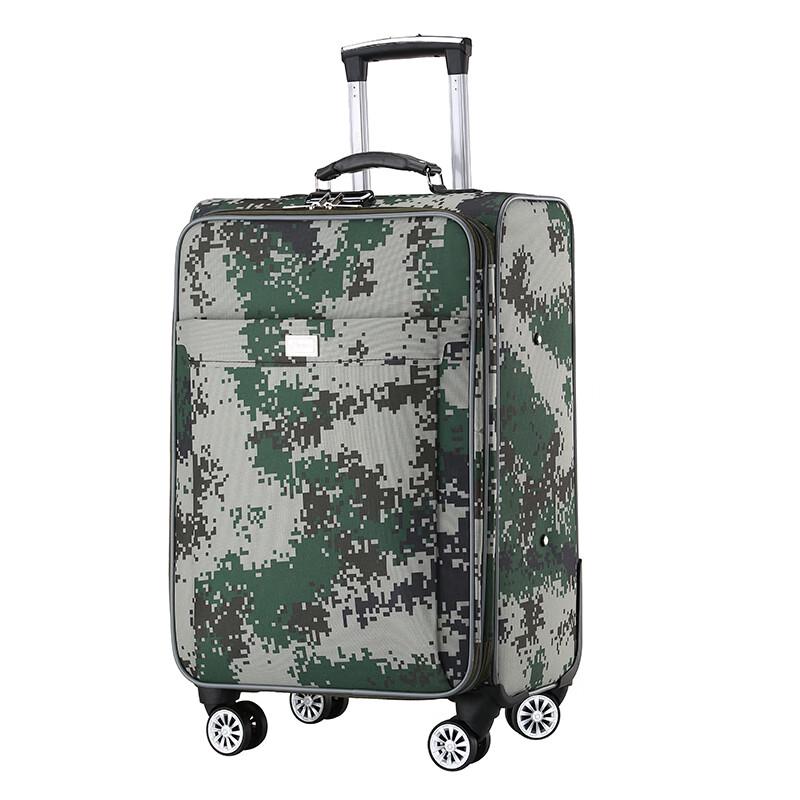 Camouflage Commemorative Luggage Suitcase 24 inch