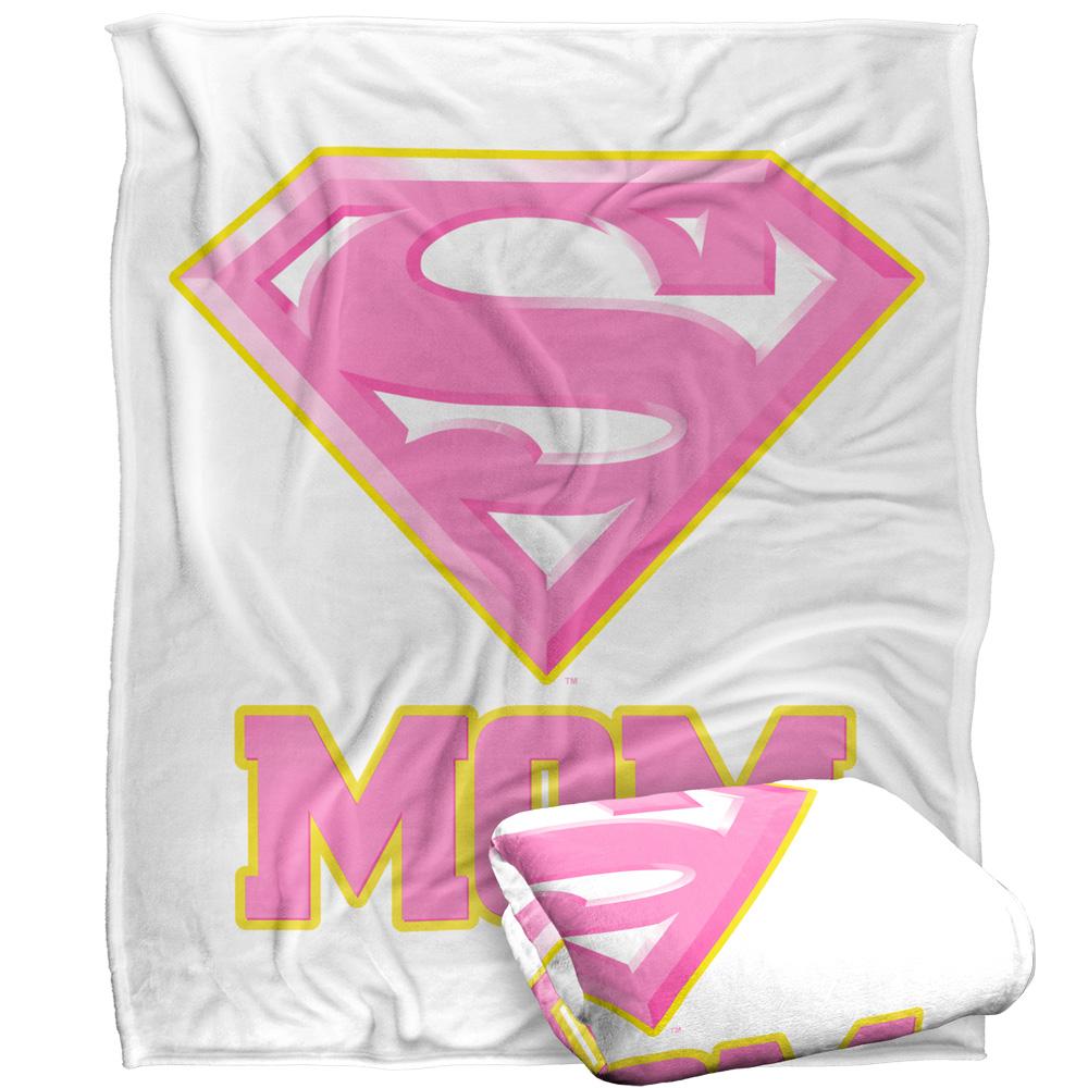 Superman Mom Logo Blanket
