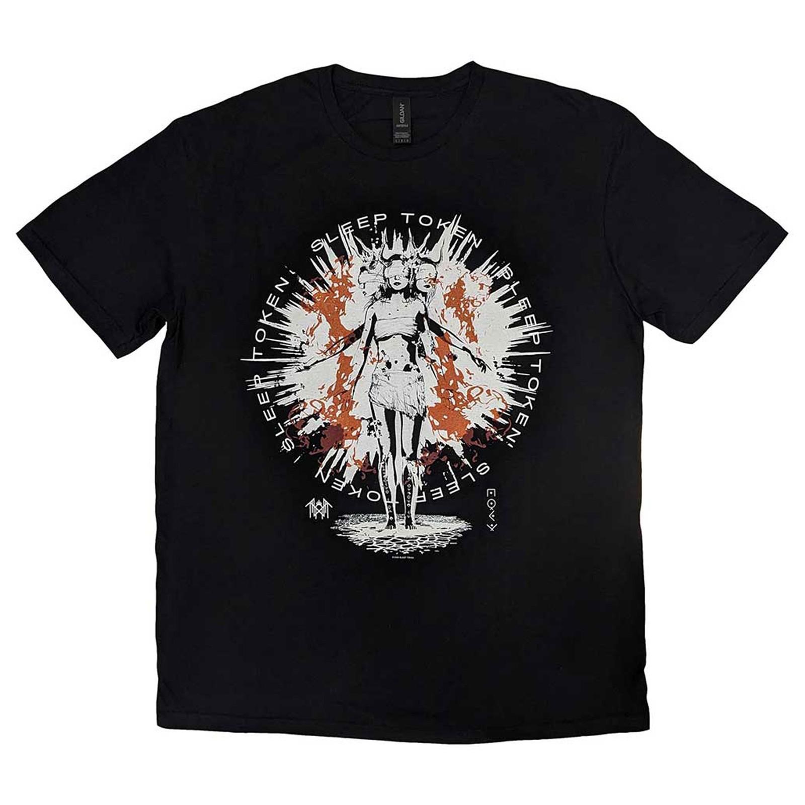 Sleep Token Rain Band Logo T Shirt S