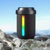 Bluetooth Lautsprecher Audio Mini Tragbar RGB Bunte Lichter Lautsprecher Bluetooth 5.3 Leistungsstarker Bass Mit Lautstärkeregler Eingebautes Mikrofon TF Typ C Outdoor Soundbox