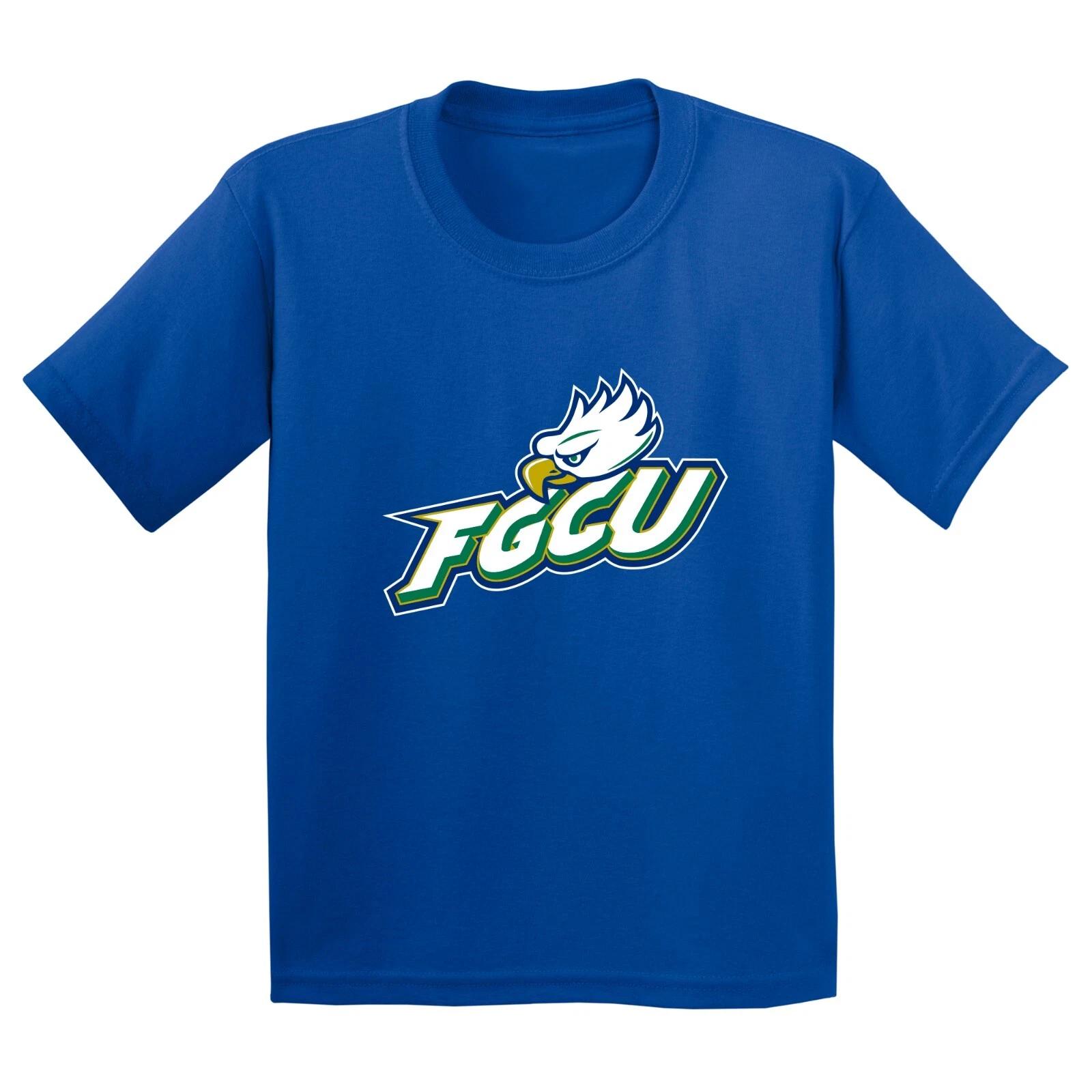 Florida Gulf Coast University Eagles Primary Logo - College Youth T-Shirt Royal XL